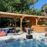 American-style With Pool In Montalivet Feriehus Vendays-Montalivet