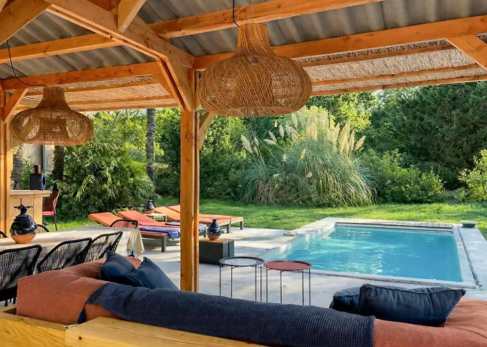American-style With Pool In Montalivet Tatil Evi Vendays-Montalivet