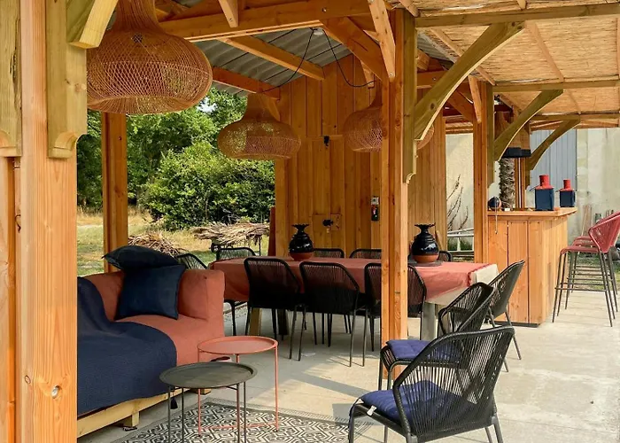 Tatil Evi American-style With Pool In Montalivet *
